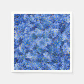 Vergeet me niet dat er geen bloem is servet (Voorkant)