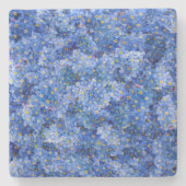 Vergeet me niet dat er geen bloem is stenen onderzetter (Voorkant)