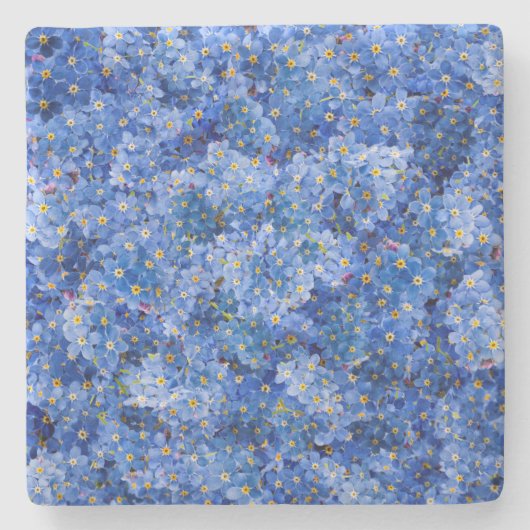 Vergeet me niet dat er geen bloem is stenen onderzetter (Voorkant)