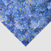 Vergeet me niet dat er geen bloem is tissuepapier (Detail)