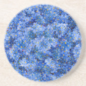 Vergeet me niet dat er geen bloem is zandsteen onderzetter (Voorkant)