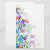 Vergeet me niet dat er geen tuinbloemen zijn briefpapier (Voorkant / Achterkant)