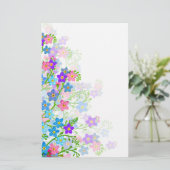 Vergeet me niet dat er geen tuinbloemen zijn briefpapier (Staand voorkant)