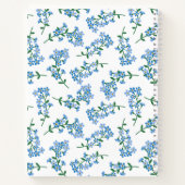 Vergeet me niet dat het Patroon Monogrammed is Notitieboek (Achterkant)