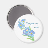 Vergeet me niet dat ik geen aangepaste Waterverf t Magneet (Voorkant / Achterkant)