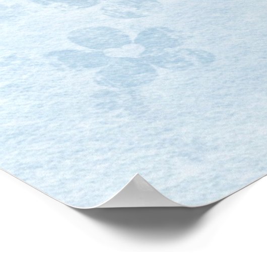 Vergeet me niet dat ik geen aangepaste Waterverf t Poster (Hoek)