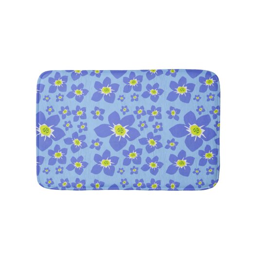 Vergeet me niet dat ik geen bloembadmat heb badmat (Voorkant)