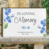 Vergeet me niet dat ik geen Floral condoleances he Gastenboek