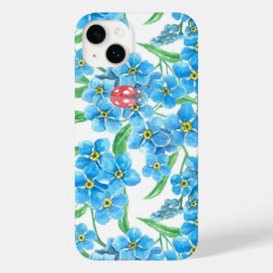 Vergeet me niet dat ik geen naadloos bloempatroon Case-Mate iPhone case