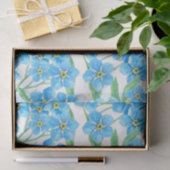 Vergeet me niet dat ik geen naadloos bloempatroon  tissuepapier (Geschenk)