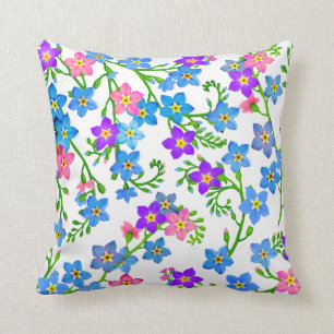 Vergeet me niet dat ik geen tuinbloemen pillow ben kussen