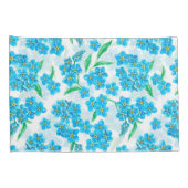 Vergeet me niet dat ik geen waterverf bloemen heb kussensloop (Achterkant-Rechts)