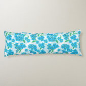 Vergeet me niet dat ik geen waterverf bloemen heb lichaamskussen (Achterkant)