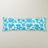 Vergeet me niet dat ik geen waterverf bloemen heb lichaamskussen (Voorkant)