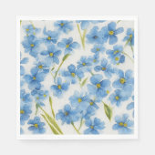 Vergeet me niet dat ik geen waterverf papier heb.. servet (Voorkant)