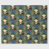 Vergeet me niet dat Tuxedo kat Cadeaupapier (Vlak)