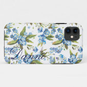 vergeet me niet de florale douanenaam iphone 5 hoe Case-Mate iPhone case (Achterkant (horizontaal))