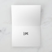 Vergeet-me-niet de Romance van de Liefde van de Ha Feestdagen Kaart (Binnen)