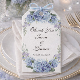 Vergeet-me-niet de Waterverf van de Bloemen Elegan Cadeaulabel