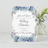 Vergeet-me-niet de Waterverf van de Bloemen Elegan Kaart (Staand voorkant)