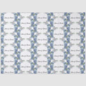 Vergeet-me-niet de Waterverf van de Bloemen Elegan Tissuepapier (Voorkant)