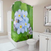 Vergeet me niet douchegordijn (In situ)