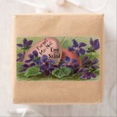 Vergeet-me-niet ei salade cadeau labels (Insitu)