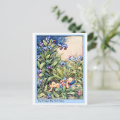 Vergeet-me-niet-feie Briefkaart (Staand voorkant)