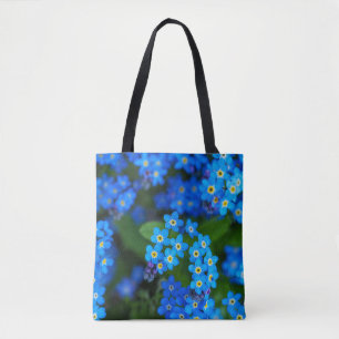 Vergeet-me-niet Floral Canvas tas