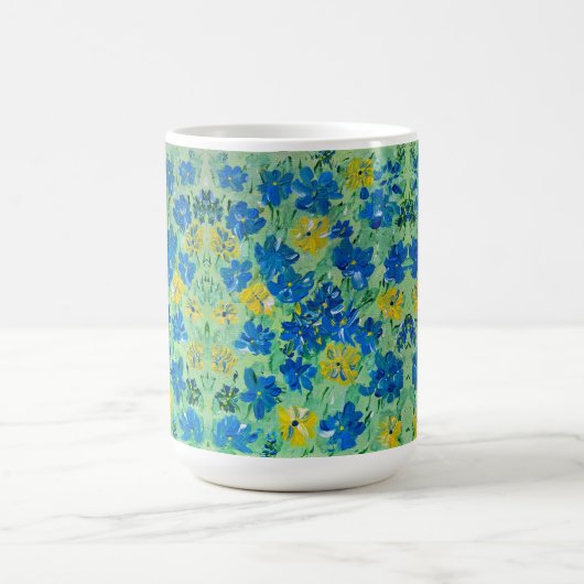 Vergeet-me-niet Floral Coffee Mok (Center)