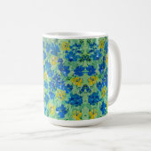Vergeet-me-niet Floral Coffee Mok (Voorkant rechts)