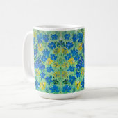 Vergeet-me-niet Floral Coffee Mok (Voorkant links)