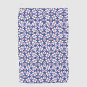 Vergeet me niet Floral Golfhanddoek (Voorkant)