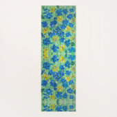 Vergeet-me-niet Floral Monogram Yoga Mat (Achterkant)