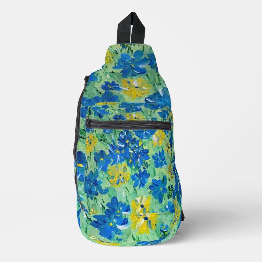 Vergeet-me-niet Floral Sling Bag (Voorkant)