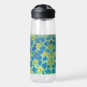 Vergeet-me-niet florale waterfles (Voorkant)