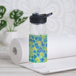 Vergeet-me-niet florale waterfles