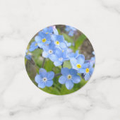 Vergeet-me-niet Flowers Confetti (Kleine voorkant)