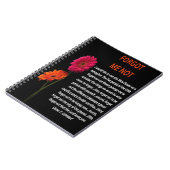 Vergeet-me-niet foto Notitieboek (Linkerzijde)