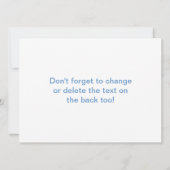 Vergeet-me-niet foto op blauw (Achterkant)