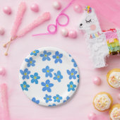 Vergeet me niet, geen Bord met blokpapier (Feest)