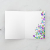 Vergeet me niet, geen tuinbloemen Kaart (Binnen)