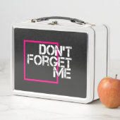 Vergeet me niet Grafisch Citaat Typografie (In situ)