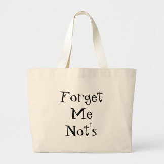 Vergeet me niet grote tote bag