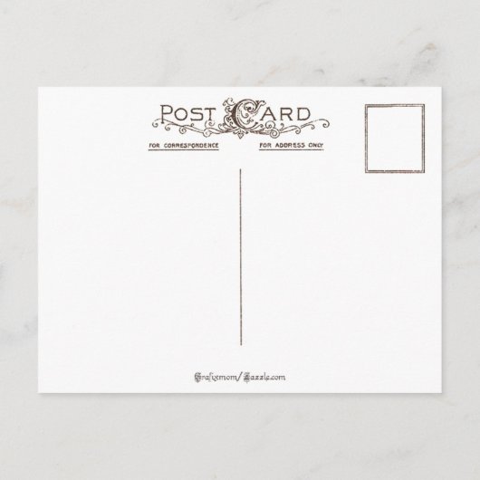  vergeet-me-niet hart briefkaart (Achterkant)