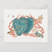 vergeet-me-niet hart briefkaart (Voorkant)