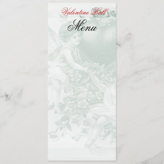 Vergeet me niet in het menu Valentijn (Achterkant)