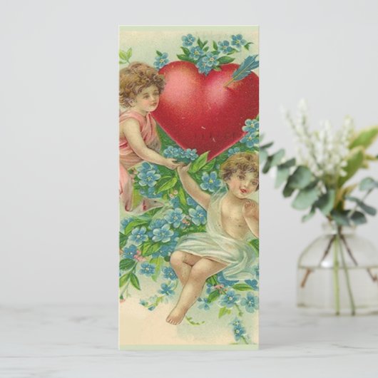 Vergeet me niet in het menu Valentijn (Staand voorkant)