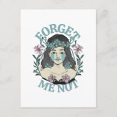 Vergeet me niet informatiekaartje (Voorkant)