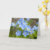 Vergeet me niet Kaart (Gele Bloem)